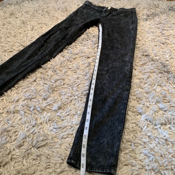 Rag & Bone black Legging Rosebowl Acid Wash Jeans - Picture 3 of 8
